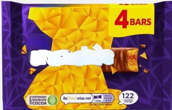 Chocolate Bar 4 Pack Multipack 128g (Pack of 2) "Indulgence in every bite, a moment of pure decadence" For All Occasions Birthday,Christmas,Easter,New Year