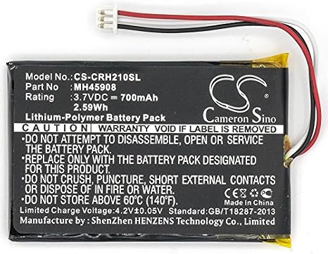 XPS Replacement Battery for Corsair CA-9011127-NA CA-9011136-AP Gaming H2100 Dolby 7.1 Wireless Gaming Headset PN Corsair MH45908