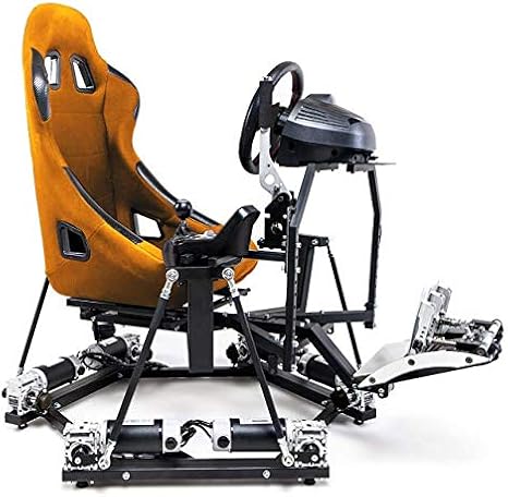 DOF Reality Motion Simulator Platform H6 (6 Movements Axis) Flight, Racing Car, Plane Cockpit - USB - Black - Gaming Hardware, Motion Simulator