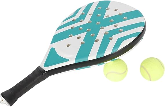 1set Padel Racket Tennis Racquet Lightweight Paddle Racket with 2 Tennis Balls and Carry Case for Adults and Teenagers