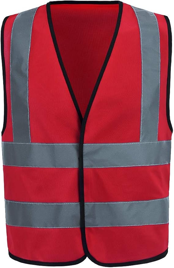AYKRM 12 colour High visibility viz vest hi vis viz reflective work construction safety vest (XS-8XL)