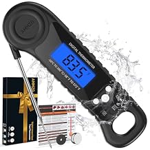 AMMZO Meat Thermometer Digital, Instant Read Food Thermometer for Cooking, Grilling, Baking, Frying & Candy Making, Essentials Kitchen Gadgets Accessory, Gifts for Men Women Dad Mom Birthday