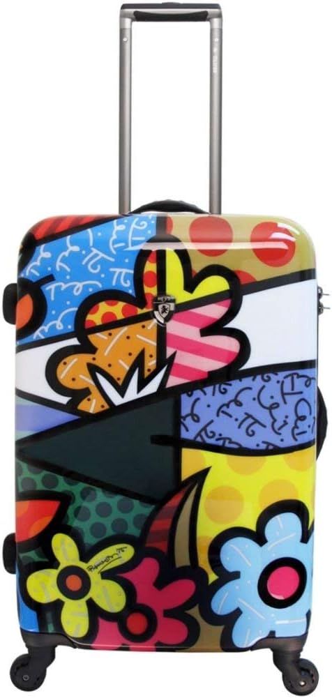 Britto Collection by Heys USA Flowers 26 Spinner Case LandscapeFlowers
