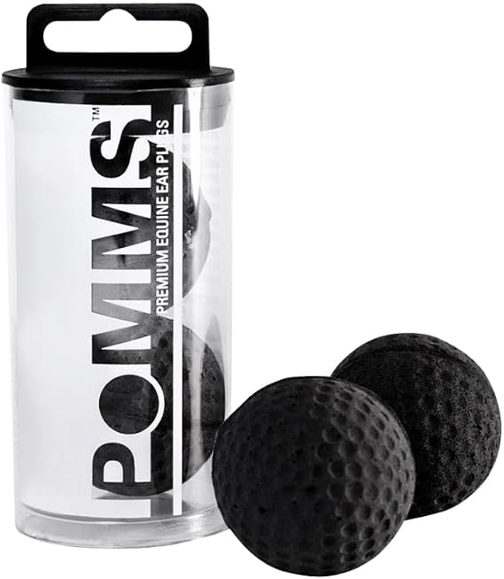 Intrepid International Pomms - Horse Ear Plugs 14hh and Taller Black (9508000000)