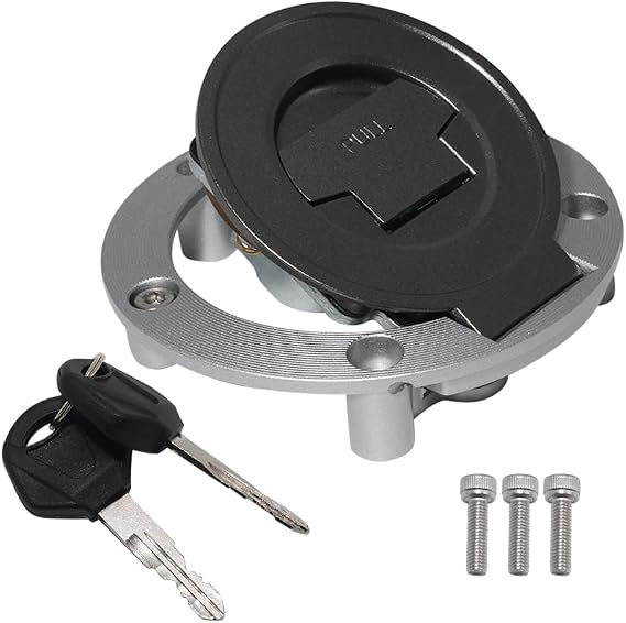 Gas caps and Gas Cap Keys Motorcycle Fuel Cap Gas Cap for Yamaha 5JJ-24602-00 39P-24602-00 2CR-24602-00 for Yamaha YZF R1 R6 R6S,FZ1 FZ6 FZ8 FZ10 for Yamaha MT01 MT-01,MT03 MT-03,MT07 FZ07,MT09 FZ09