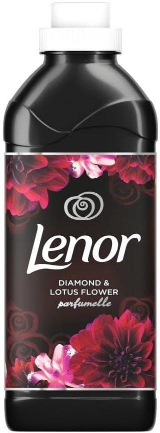 Lenor Fabric Softener Conditioner Diamond and Lotus Flower Scent, Anti-Ageing for Soft Clothes and Comfortable Feel, 750 ml, 26 Washes