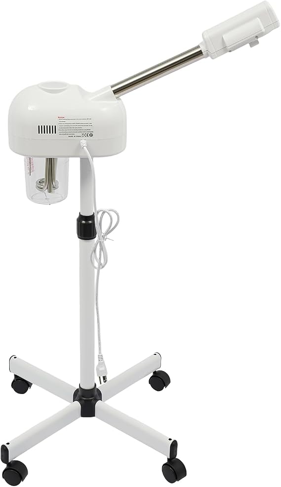 800w Facial Steamer, Professional Face Humidifier/Vapor Steamer for Facial Deep Cleaning, Ozone Steaming Machine with 107.6F Hot Steam, 360 Rotation Skin Care Equipment Suit for All Kinds of Skin