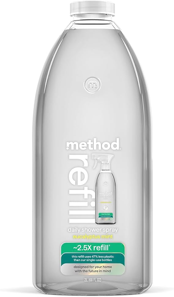 method Daily Shower Cleaner Refill, Eucalyptus Mint, 68 fl oz