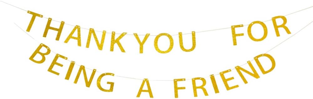 YzYbuaego Thank You for Being A Friend Banner Golden Girls, Thank You, Friend, Thanks Banner