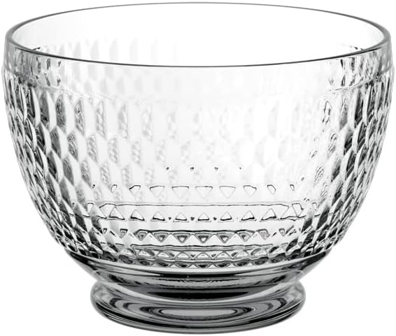 Villeroy & Boch - Boston Dish, Decorative Salad Bowl for Parties and brunches, Crystal, Transparent
