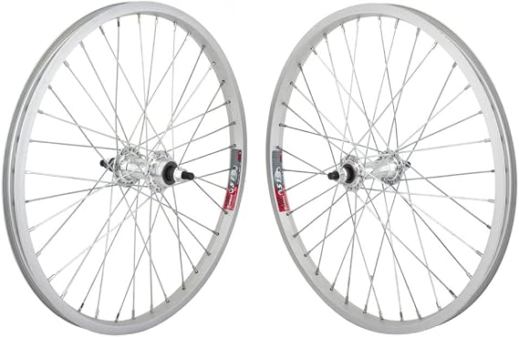 Wheel Set 20 x 1.75 Wheel Master Silver, 36H, BMX 3/8 FW Hub, 14g UCP Spokes