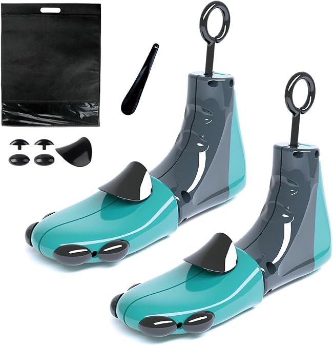 Shoe Trees Shoe Stretcher for Men Women, Adjustable Length Width Boot Stretcher Shoe Stretcher Wide Feet (2PCS)