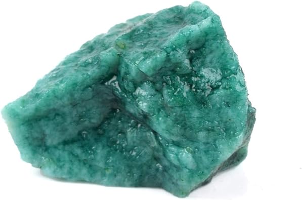 GEMHUB Natural Rough Green Emerald Loose Gemstone Certified Raw Uncut Emerald Stone for Collection Jewelry Making and Lapidary Use