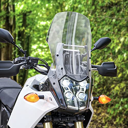 Motorcycle Windshield Windscreen for TENERE 700 Tenere700 T700 2019 2020 2021 2022 2023 2024 Racing Touring Wind Deflector Screen Double Bubble Flyscreen Protector Clear