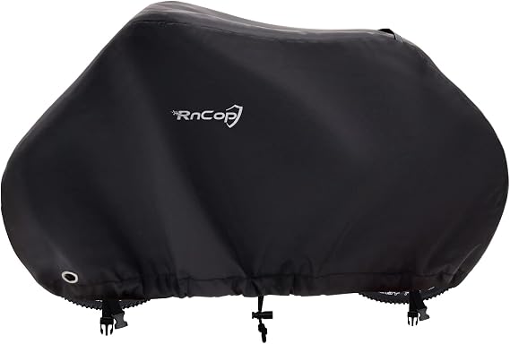 RnCop Bike Cover for 1 or 2 Bikes, Waterproof Fade Resistant Oxford Fabric, Anti UV Dust Rain Cover for Mountain Road Bike Indoor Outdoor Storage（NOT FOR BICYCLE TRANSPORT）