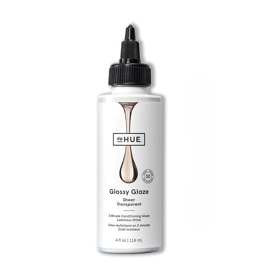 dpHUE Glossy Glaze, Sheer - In-Shower Liquid Hair Gloss for Luminous Shine - Paraben, SLS & SLES Sulfate Free - Leaping Bunny Certified