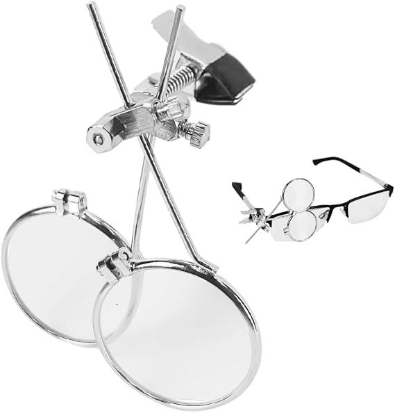 Hawk MG921D Clip-On Double Lens Loupe, 3.3x 24mm