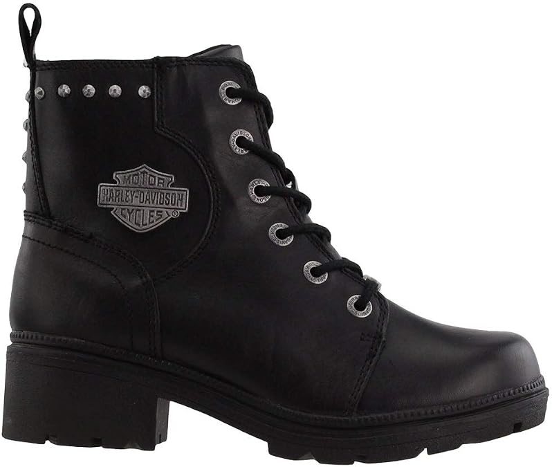 Harley-Davidson Women's Cynwood 5-Inch Black Motorcycle Riding Boots, D84562