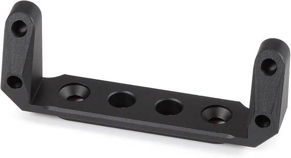 Machined Aluminum Capra Axle Servo Mount, Black | Works with Axial UTB10 Vanquish Offset Capra Portal Front Axles 4WS Upgrade