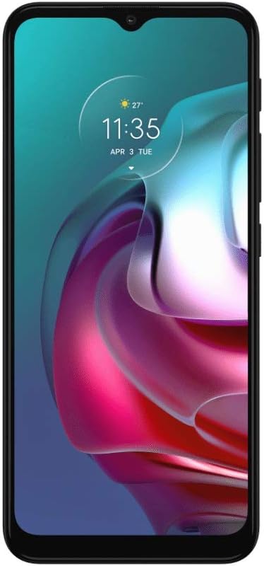 Motorola G30 6.5 Inch 90Hz, Qualcomm Snapdragon, 64MP quad camera system, 5000 mAH battery, Dual SIM, 4128GB, Android 11, Dark Pearl