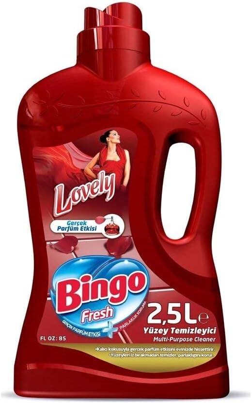 Bingo Fresh Surface Cleaner, Lovely, 2.5 Lt