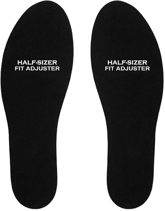 Sloggers Half-Sizer Fit Adjuster for Half Sizes, Narrow Feet & Slightly Loose Fit | Reduces Any Sloggers Shoe, Boot, or Clog by Half a Size for a Custom Fit | Style 330BK | Black (Size Men's 11/12)