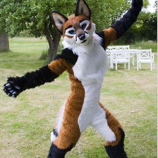 Brown Dog Cat Fox Fursuit Teen Costumes Child Full Furry Suit Fursona Kigurumi Anime