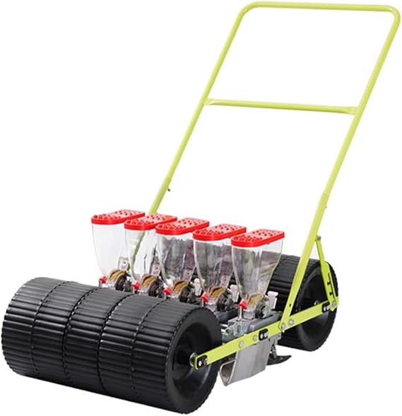 Manual Seeder Handheld Seeding Machine for Precision Planting, Peanut Corn Bean Planter, 5 Row Simultaneous Seeding Garden Seed Spreader