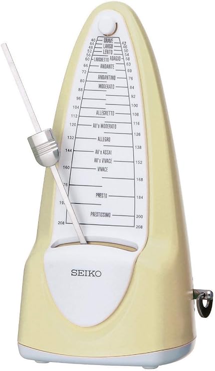 Seiko Metronome, Pendulum Type, Standard, Pastel Yellow SPM320Y