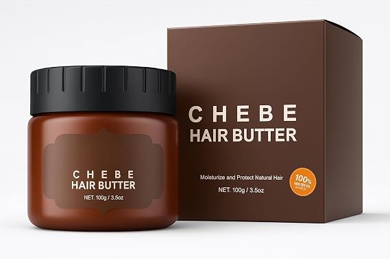100% Natural CHEBE Hair Butter Cream, Serum Made from Authentic African CHEBE Powder For Hair Growth & thickening