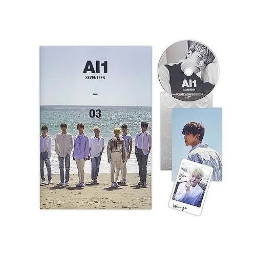 SEVENTEEN - 4th Mini Album Al1 Re-release Al1 Ver. Photobook Postcard + Sticker + Photocard + 2 Pin Button Badges + 4 Extra Photocards