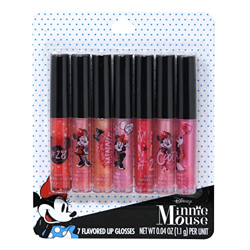 Centric Brands Minnie Mouse 7 Flavored Wand Lip Glosses