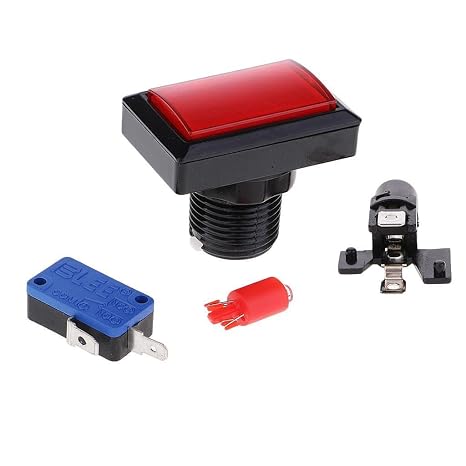 Superb Arcade Game Push Buttons Incorporating LED Illuminated Arcade Machine Game Button For Advanced Gaming Machine Button