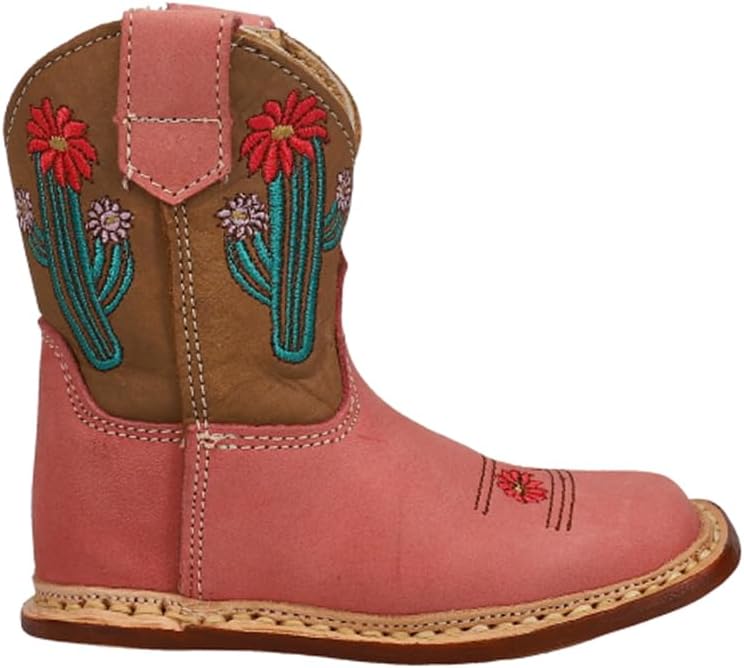 ROPER Infant Girls Cowbabies Cactus Square Toe Casual Boots Ankle
