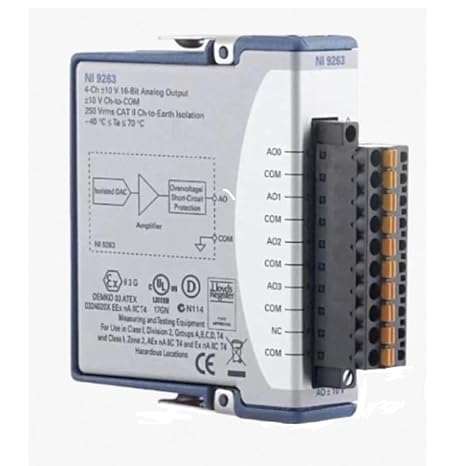 for NI 9263 C Series Analog Output Module 4 Channels 16-Bit CompactDAQ Control Systems