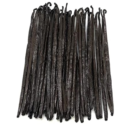10 Madagascar Vanilla Beans - Grade A Making Pure Vanilla Extract for Chefs, Great for Baking 5''-7'' NON -GMO(Pack of 1)
