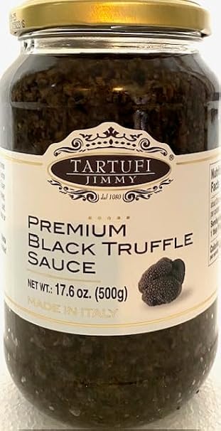 PREMIUM BLACK TRUFFLE SAUCE 17.6oz, Tartufi Premium Black Truffle Sauce