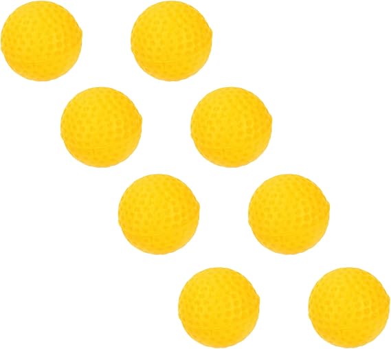 100pcs Round Ball Toy Refill Round Refill Bullet Balls Pack for Rival Zeus MXV-1200 Apollo XV-700 Blaster