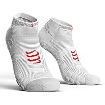 COMPRESSPORT Pro Racing Low Socks V3.0 Run - Small - White