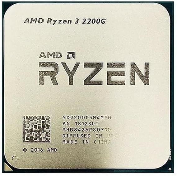 AMD Ryzen 3 2200G CPU Used 4-Core 4-Thread Desktop Processor 3.5 GHz 4M 65W Socket AM4