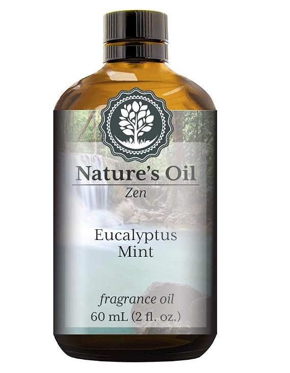 Eucalyptus Mint Fragrance Oil (60ml) For Diffusers, Soap Making, Candles, Lotion, Home Scents, Linen Spray, Bath Bombs, Slime