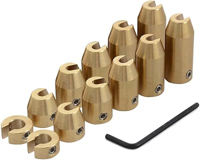 NICECNC 24 Pack Motorcycle Reusable Brass Wheel Spoke Balance Weights Refill Kits Compatible with Super Moto,Dual sport,metric cruisers,vintage or any other spoked wheels