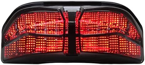Integrated Sequential LED Tail Lights Smoked Lens for 2011-2013 Yamaha FZ8