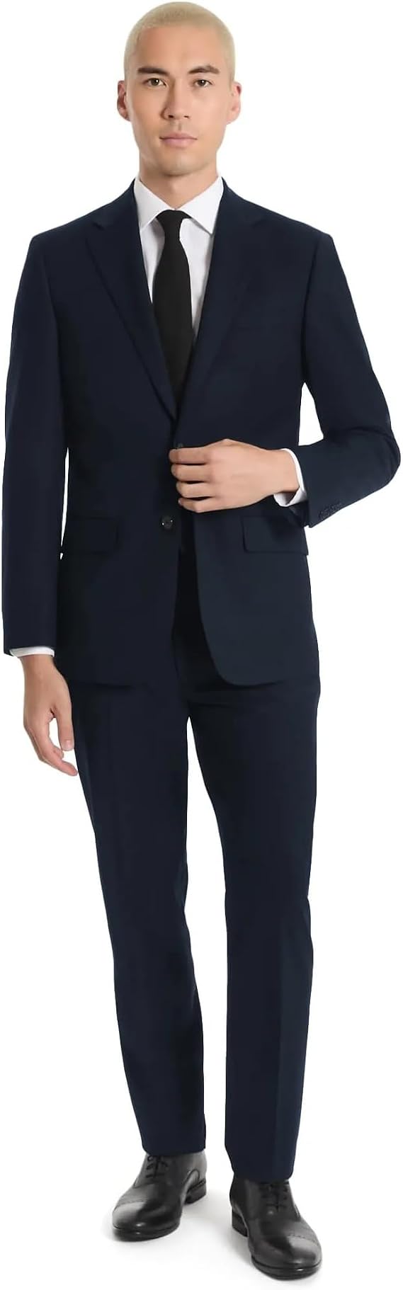 Calvin Klein Slim Fit Suit Separates Jacket, Blue Sharkskin, 42