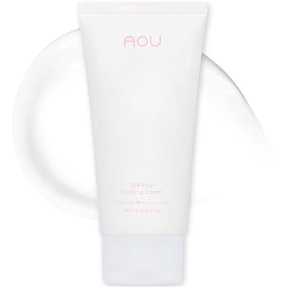 AOU TONE-UP DAZZLING CREAM 01 White, Tinted Moisturizer 3.38 fl. oz.