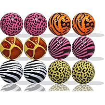GBM Safari Novelty Golf Balls Printed 2-Piece Construction with Animal Designs, Playable & Collectible Golf Accessories, 12 Pack