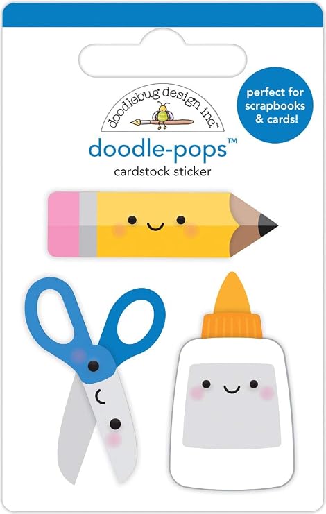 Doodle-POPS 3D STCKR Cut/Paste