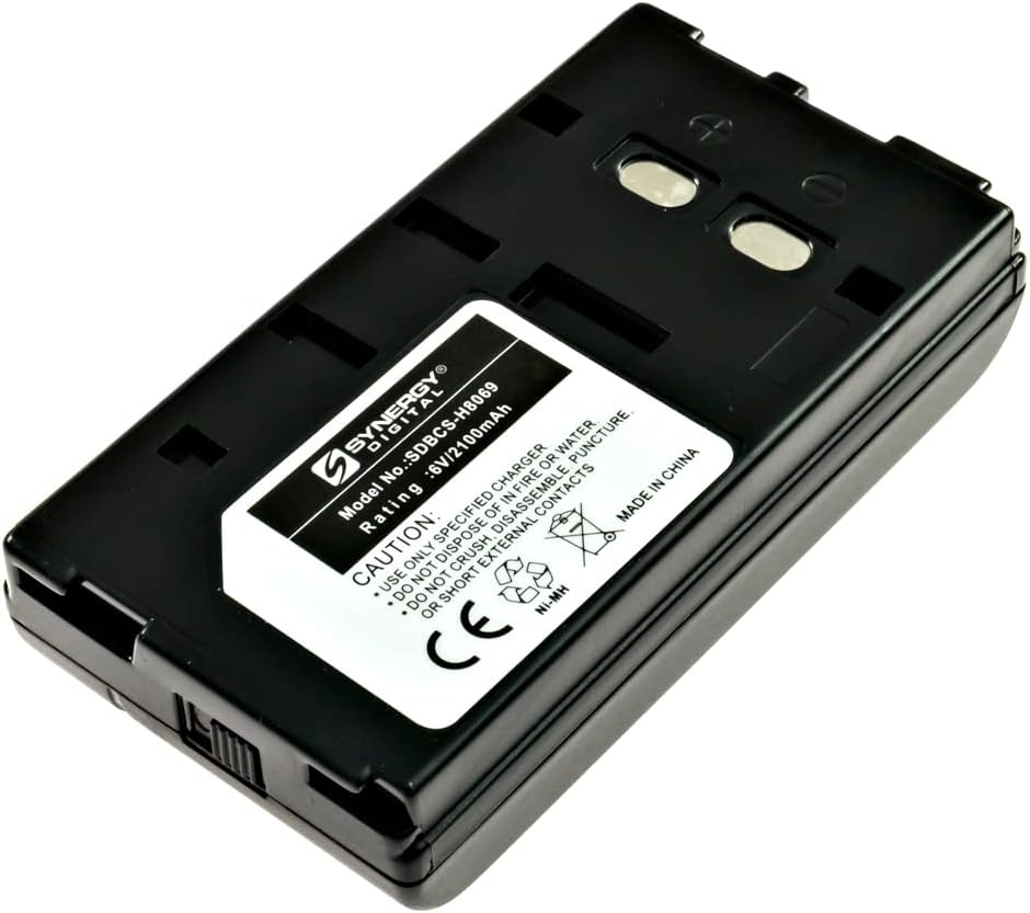 Synergy Digital Printer Battery, Compatible with Yashica KD-S840 Printer, Ni-MH, 6V, 2100mAh Ultra High Capacity, Replacement for Sony NP-55 Battery