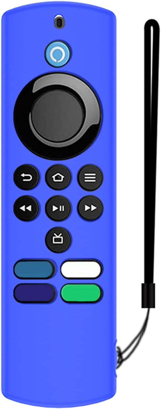 Remote Cover, Dustproof Soft Silicone for Case for Fire TV Stick Lite with Latest Alexa Voice Remote Lite 2nd Generation 2022 Voice Re, Blue