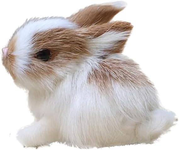 Mini Simulation Rabbits, Lifelike Rabbits, Miniatures Animal Figurines, Home Party Decors, Model Gift, Miniatures Decorations, Home Decoration
